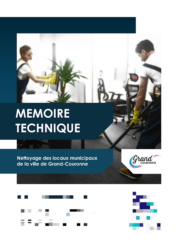 Aperçu anonymisé 1 - Nettoyage des locaux municipaux de la ville